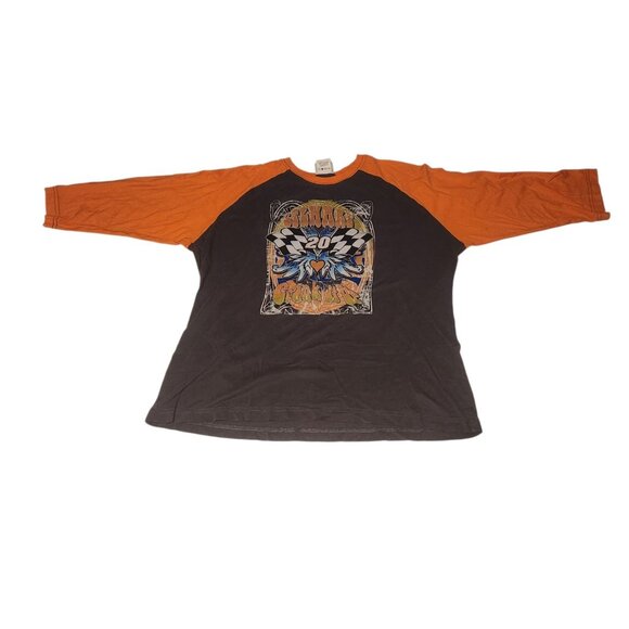 Tony Stewart T-Shirt # 20 Crank It‎ Up 3/4 Sleeve Chase Authentics Womens XL EUC - Picture 1 of 11